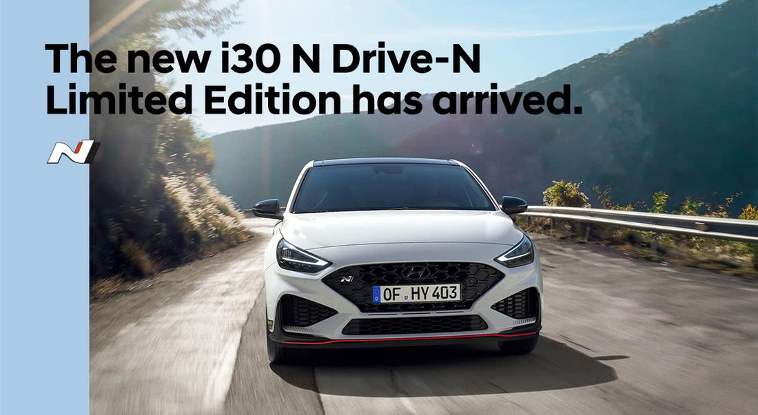 i30 N Drive-N Limited Edition newsletter header